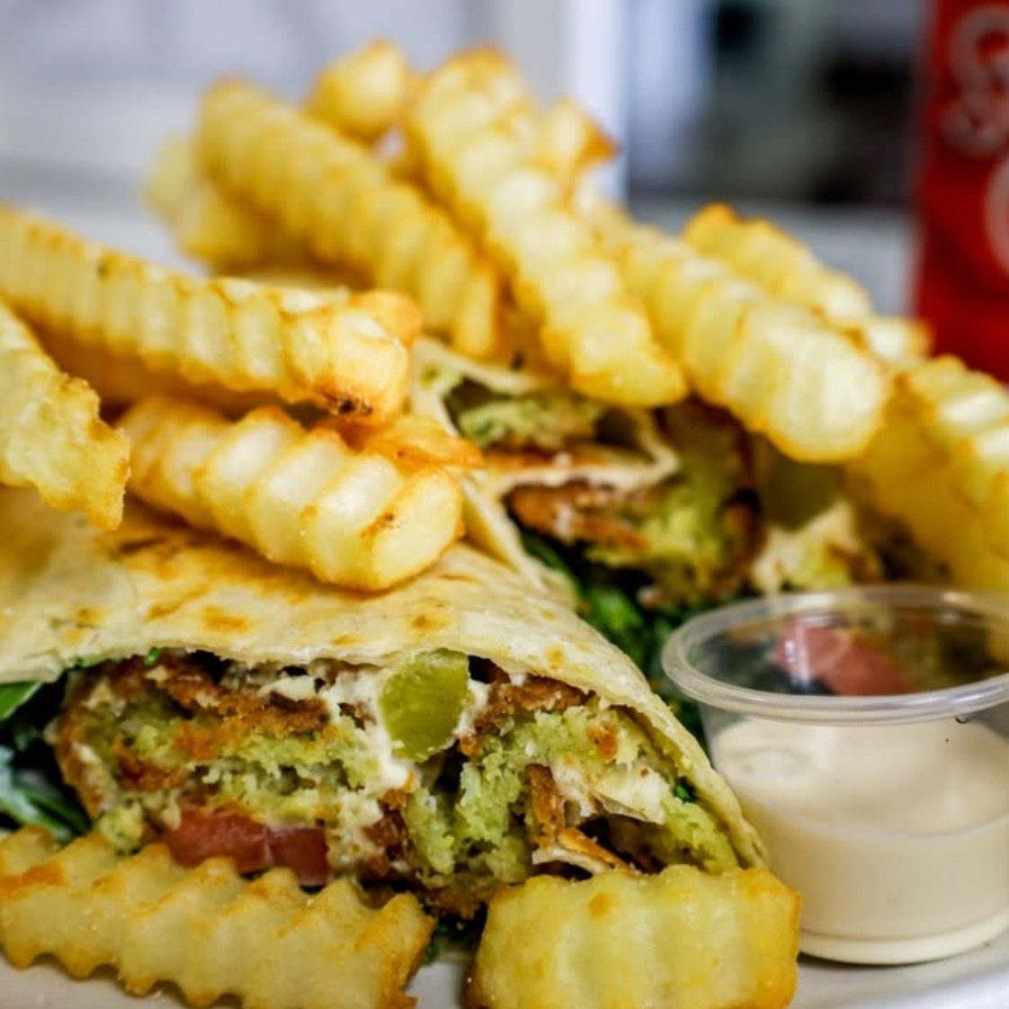 Falafel Pita Combo.