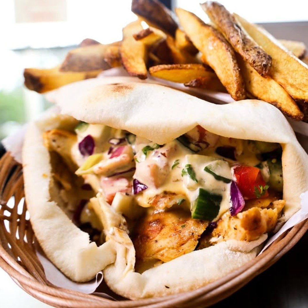 Chicken Shawarma Pita.